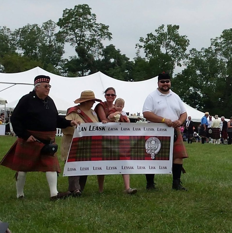 Clan Leask USA during VASG Clans Parade